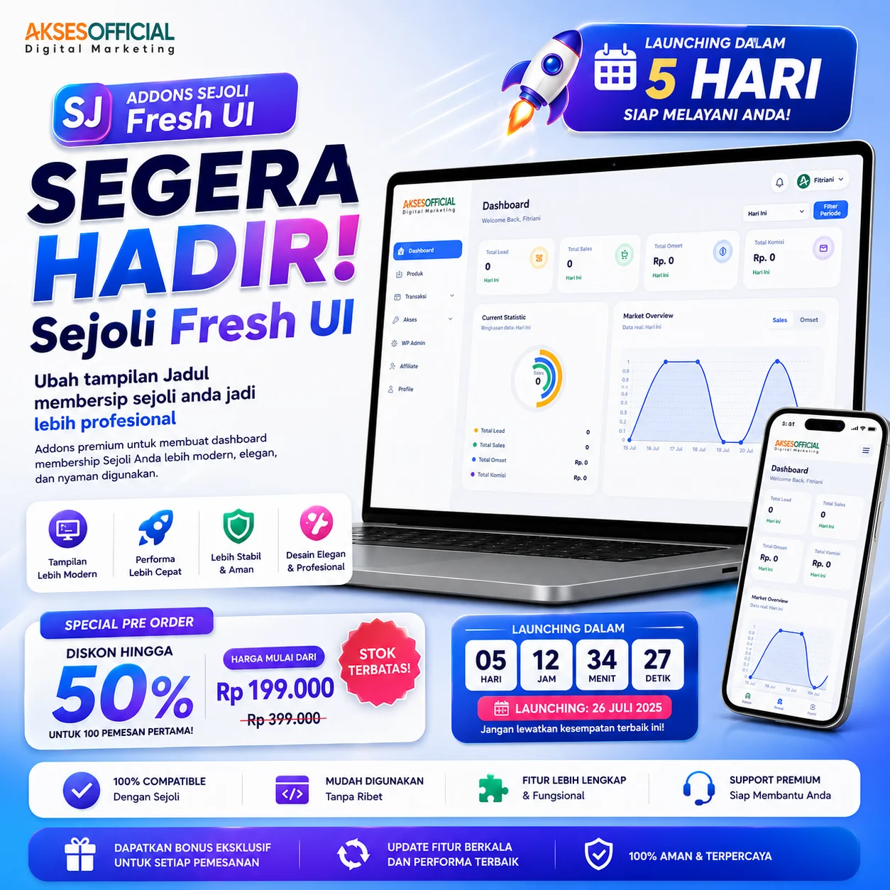 Sejoli Fresh UI